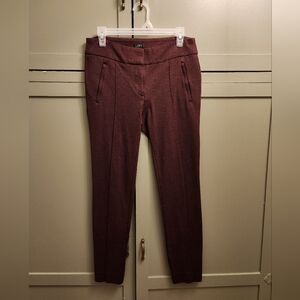Ann Taylor LOFT Burgundy Pants
